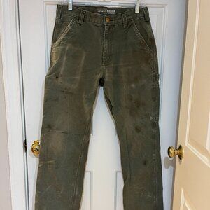 Carhartt Rugged Flex Relaxed Fit Duck Utility Work Pant 33 x 34